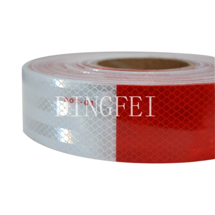 Red And White DOT Reflective Tape