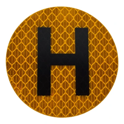 DGT H -heijastava tarra -tarra